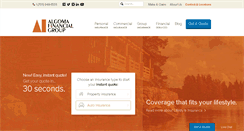 Desktop Screenshot of algomafinancialgroup.com